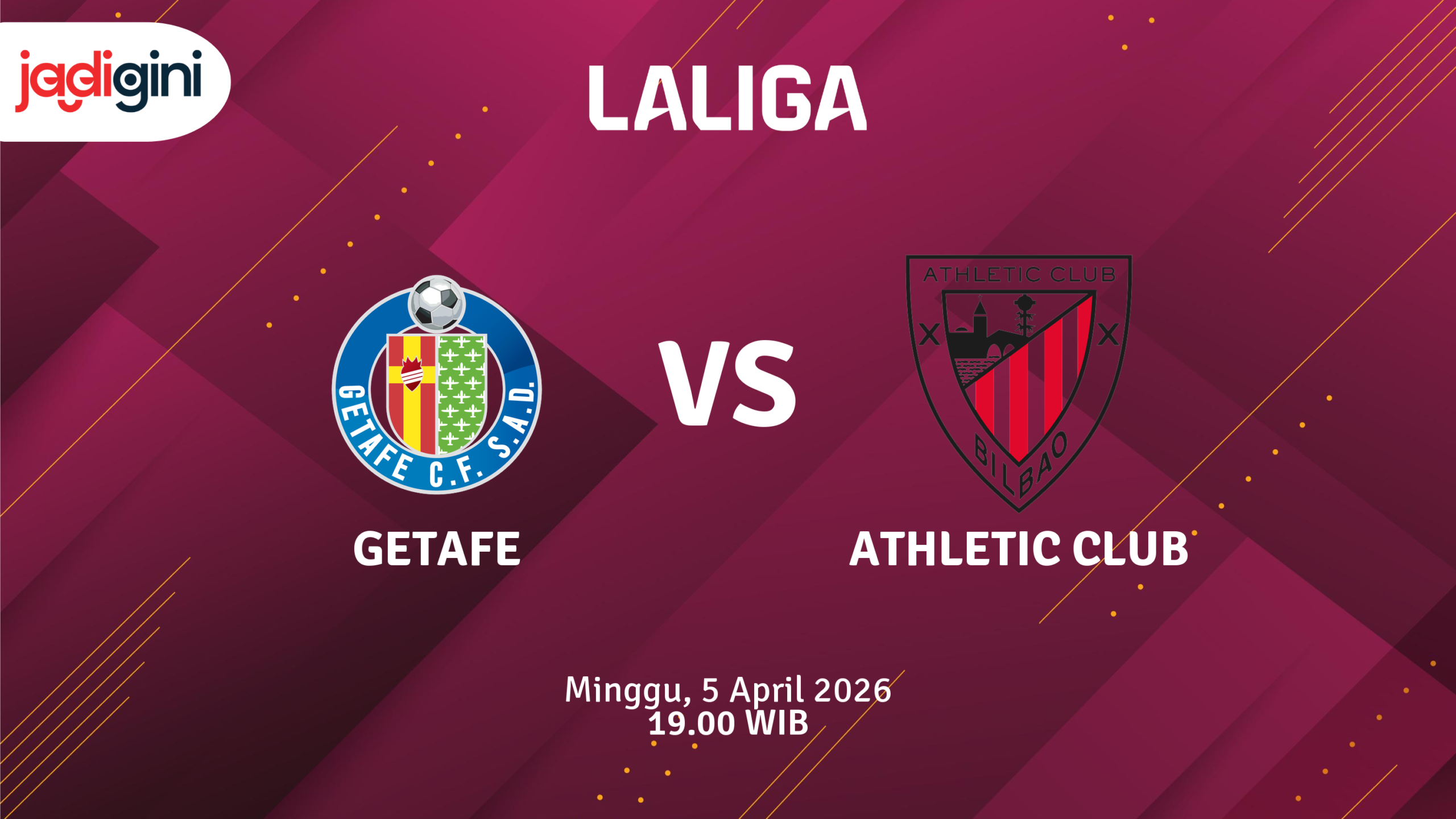 Match Banner: Getafe vs Athletic Club