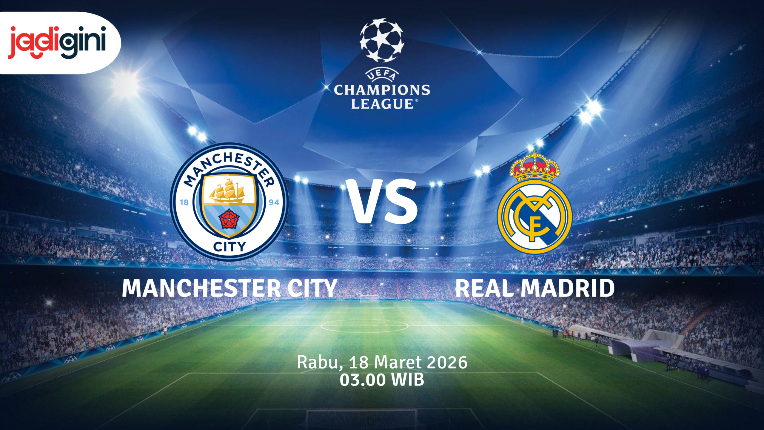 Match Banner: Manchester City vs Real Madrid