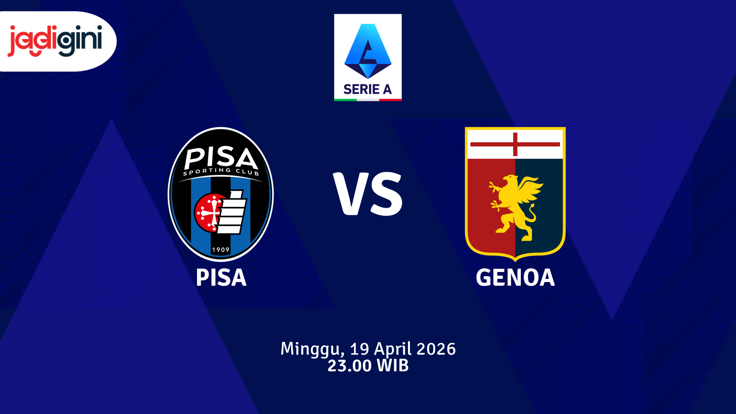 Match Banner: Pisa vs Genoa