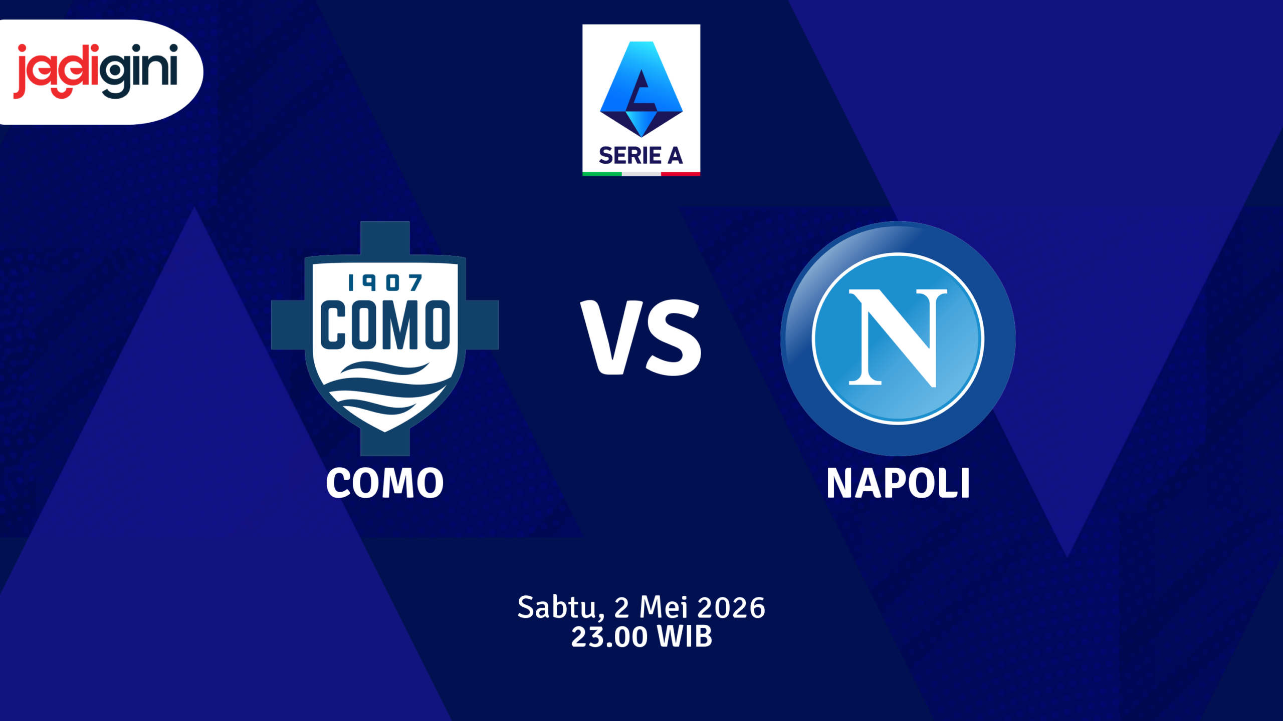 Match Banner: Como vs Napoli
