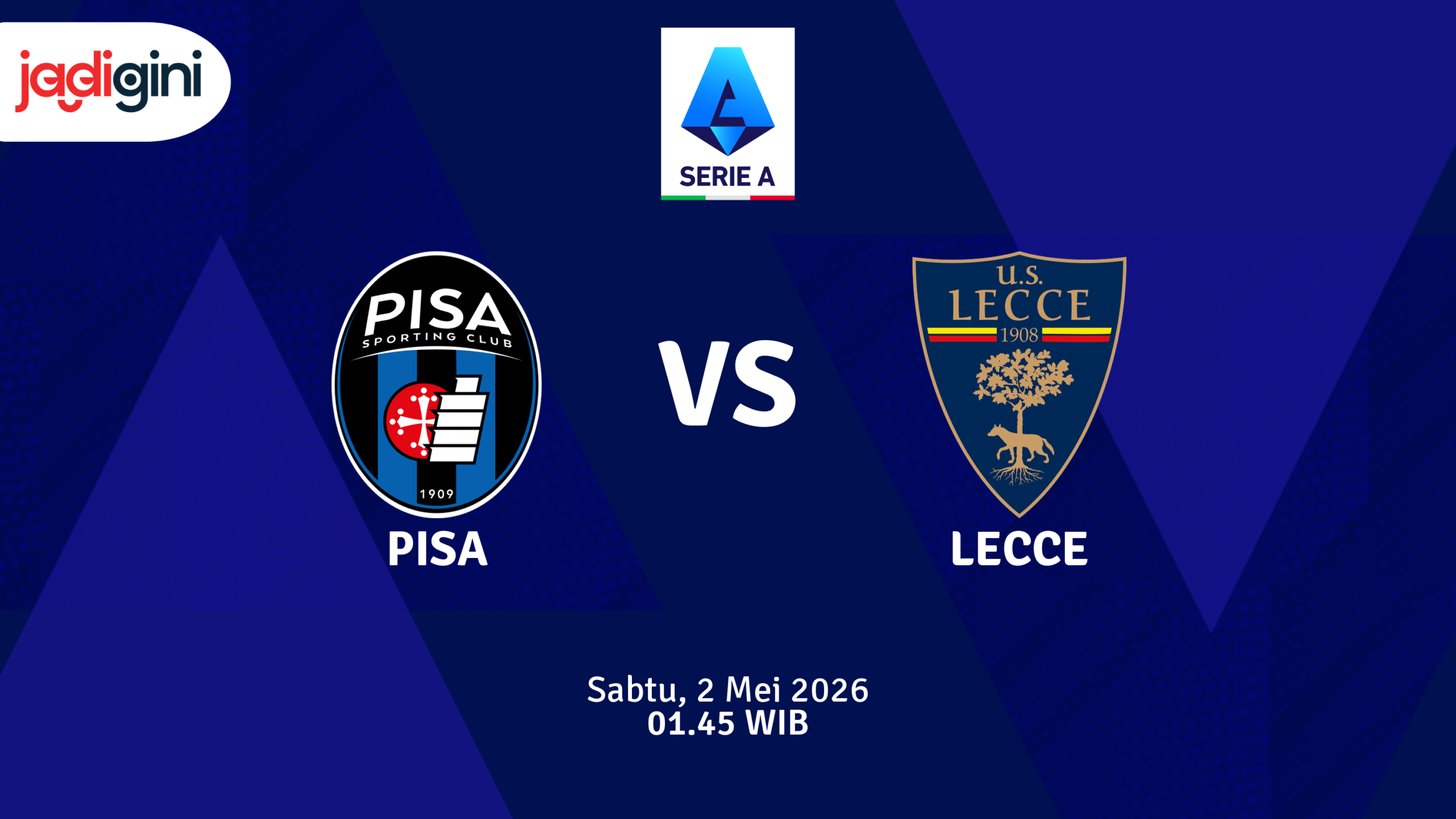 Match Banner: Pisa vs Lecce