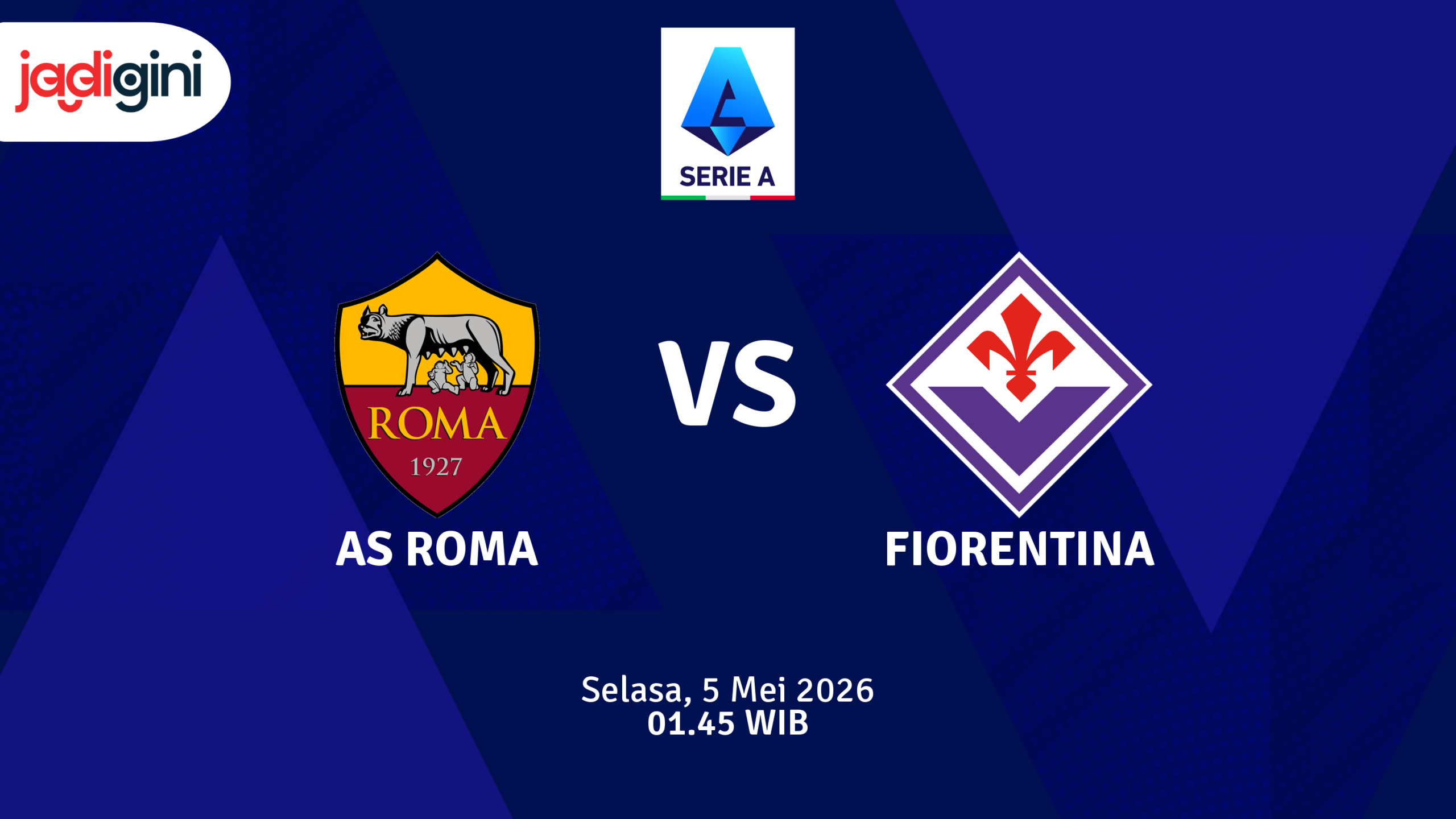 Match Banner: AS Roma vs Fiorentina