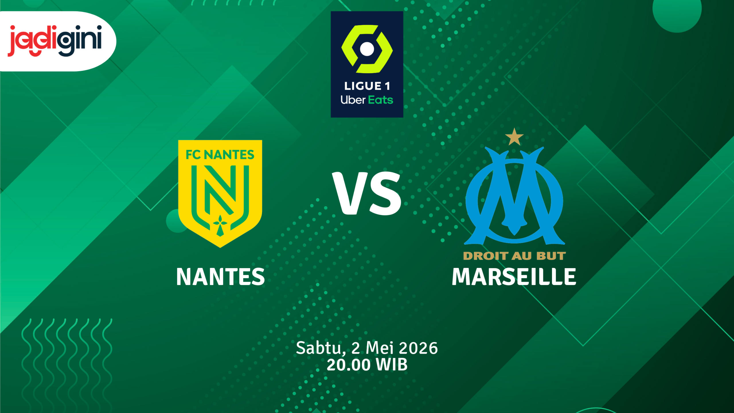 Match Banner: Nantes vs Marseille