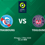 Match Banner: Strasbourg vs Toulouse