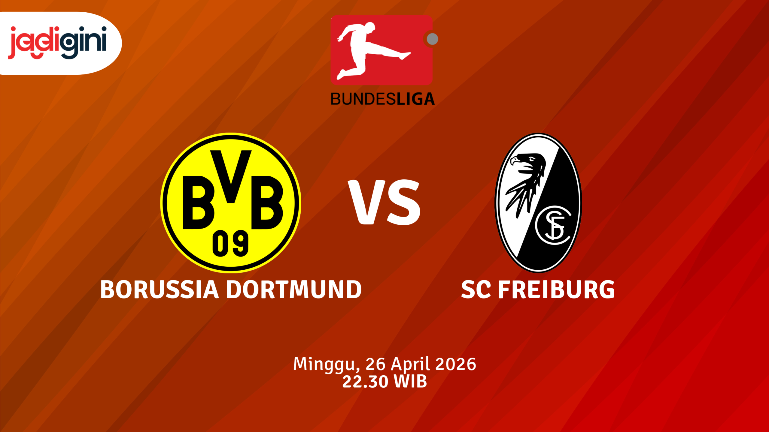 Match Banner: Borussia Dortmund vs SC Freiburg