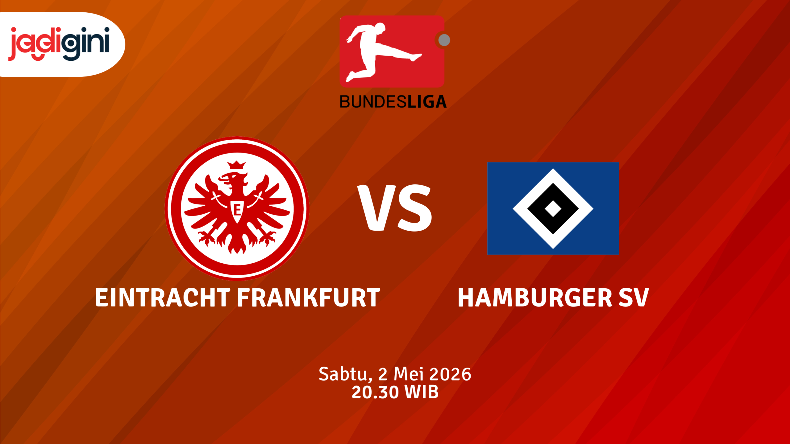 Match Banner: Eintracht Frankfurt vs Hamburger SV