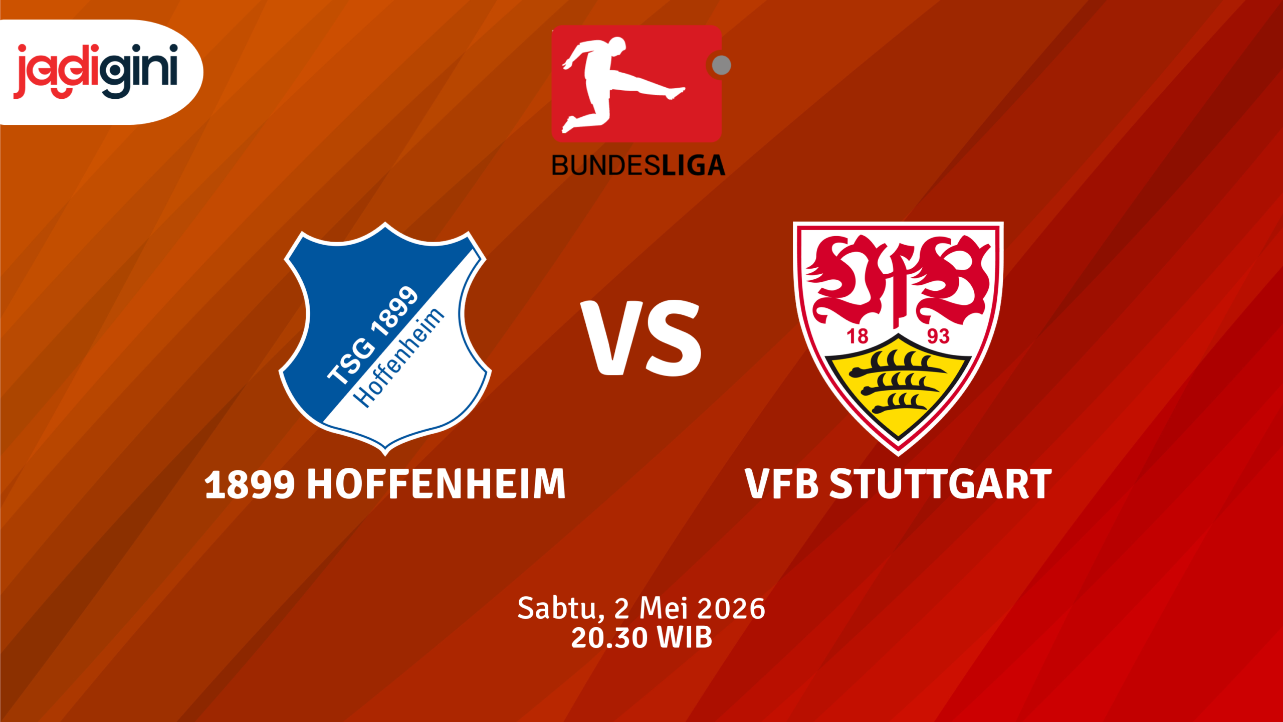 Match Banner: 1899 Hoffenheim vs VfB Stuttgart