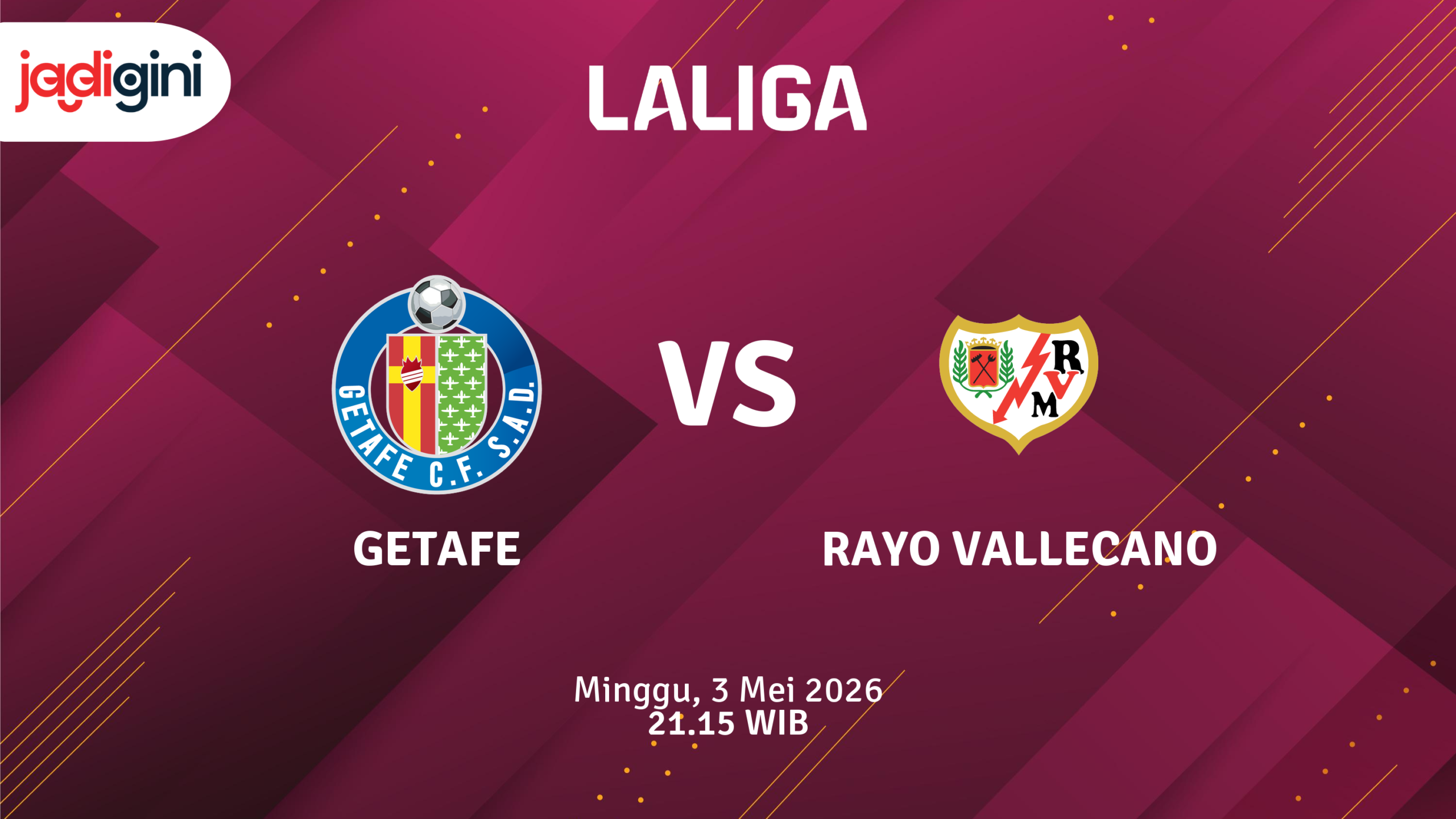 Match Banner: Getafe vs Rayo Vallecano