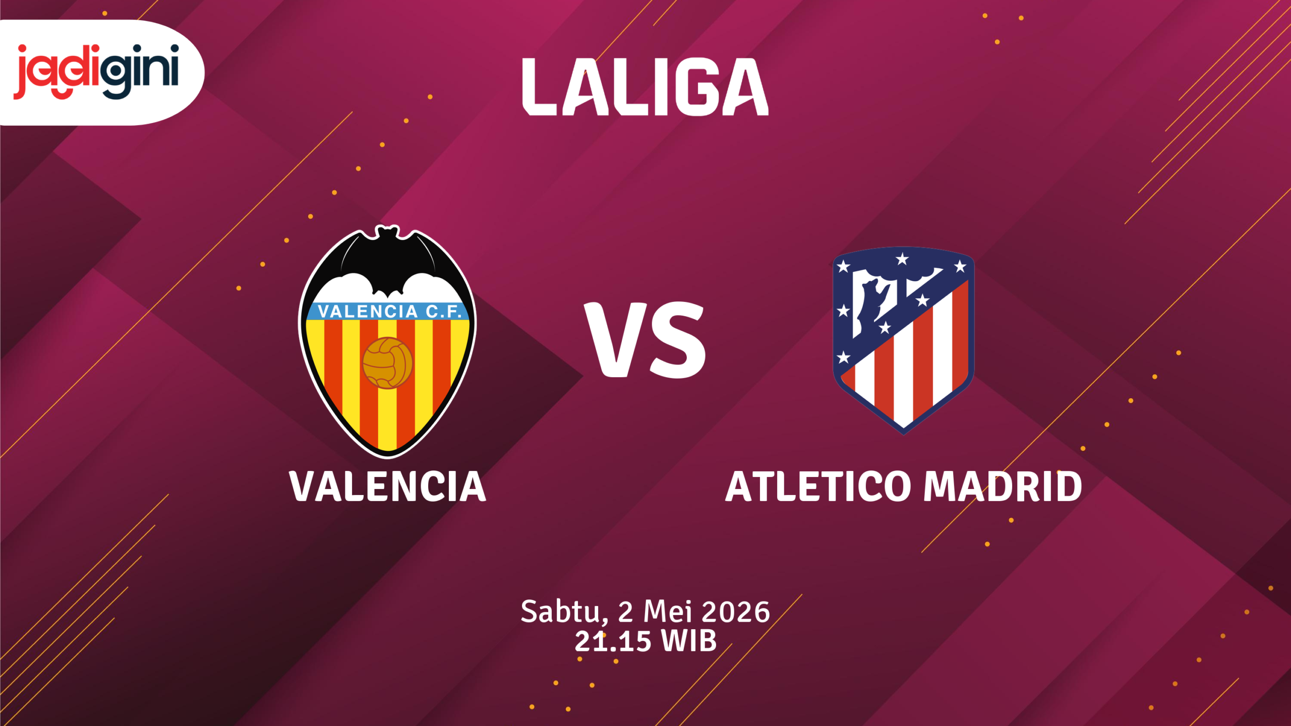 Match Banner: Valencia vs Atletico Madrid