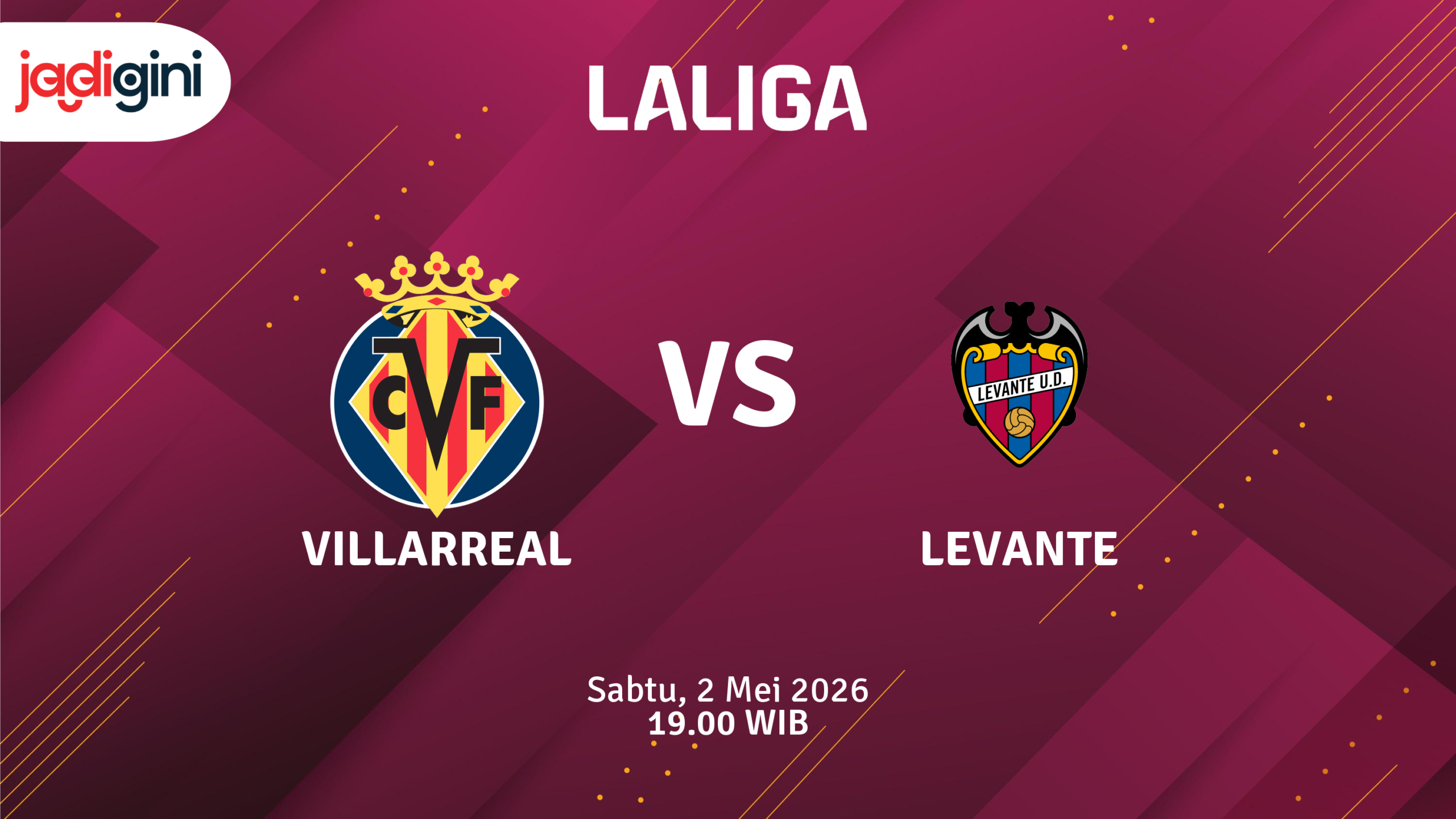 Match Banner: Villarreal vs Levante