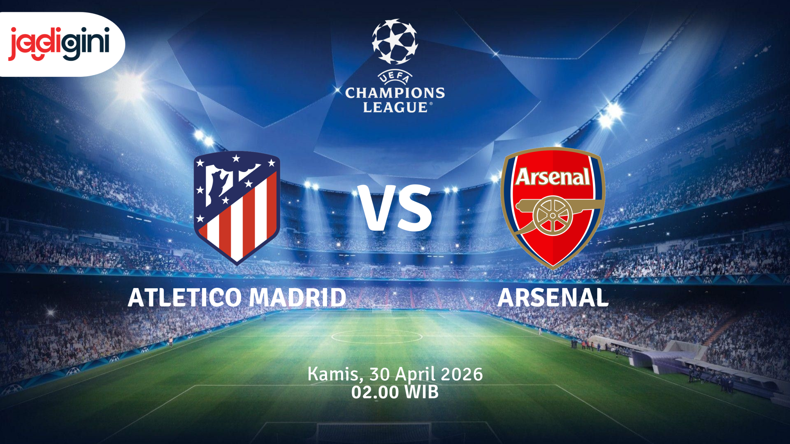 Match Banner: Atletico Madrid vs Arsenal