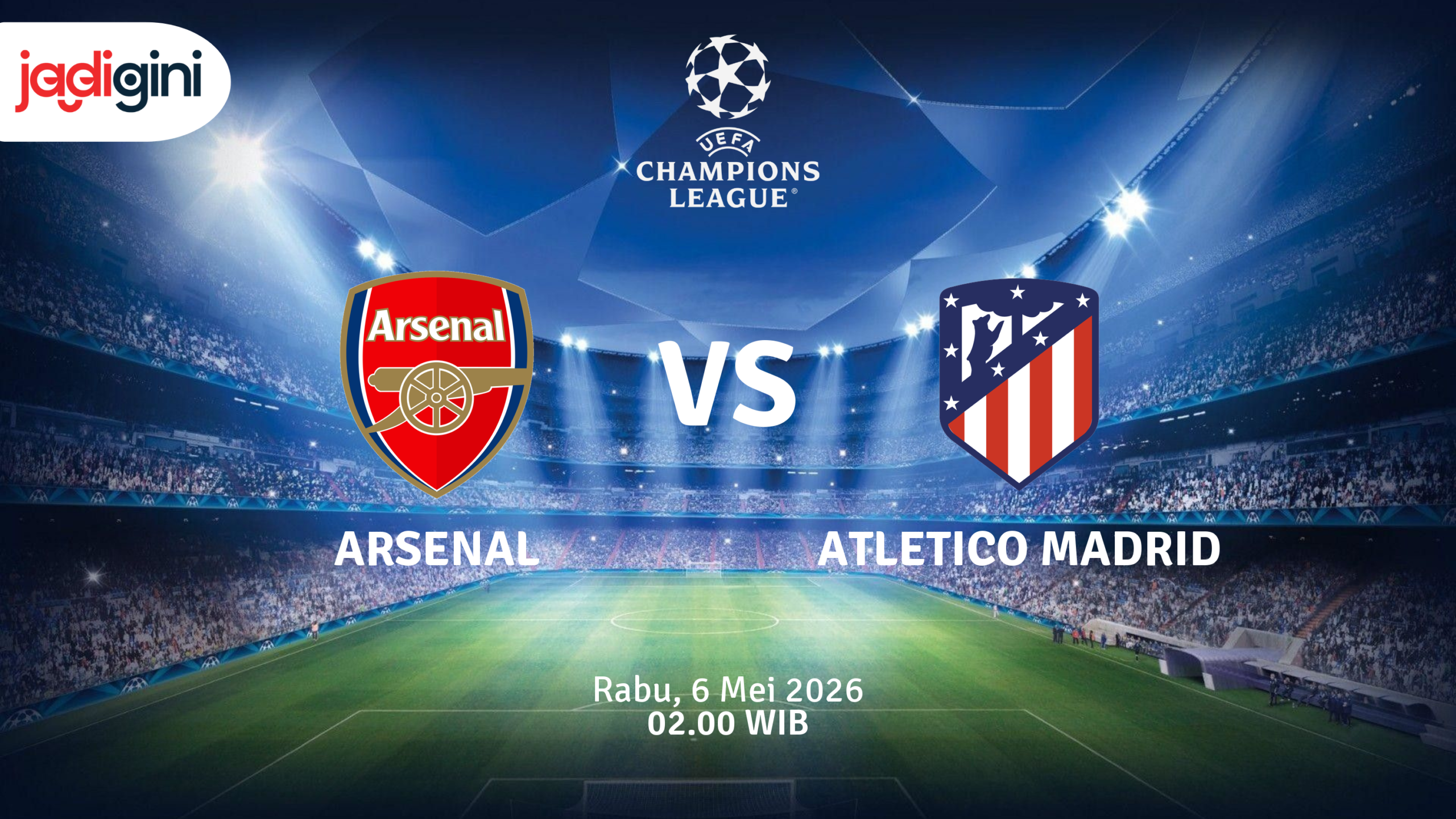 Match Banner: Arsenal vs Atletico Madrid