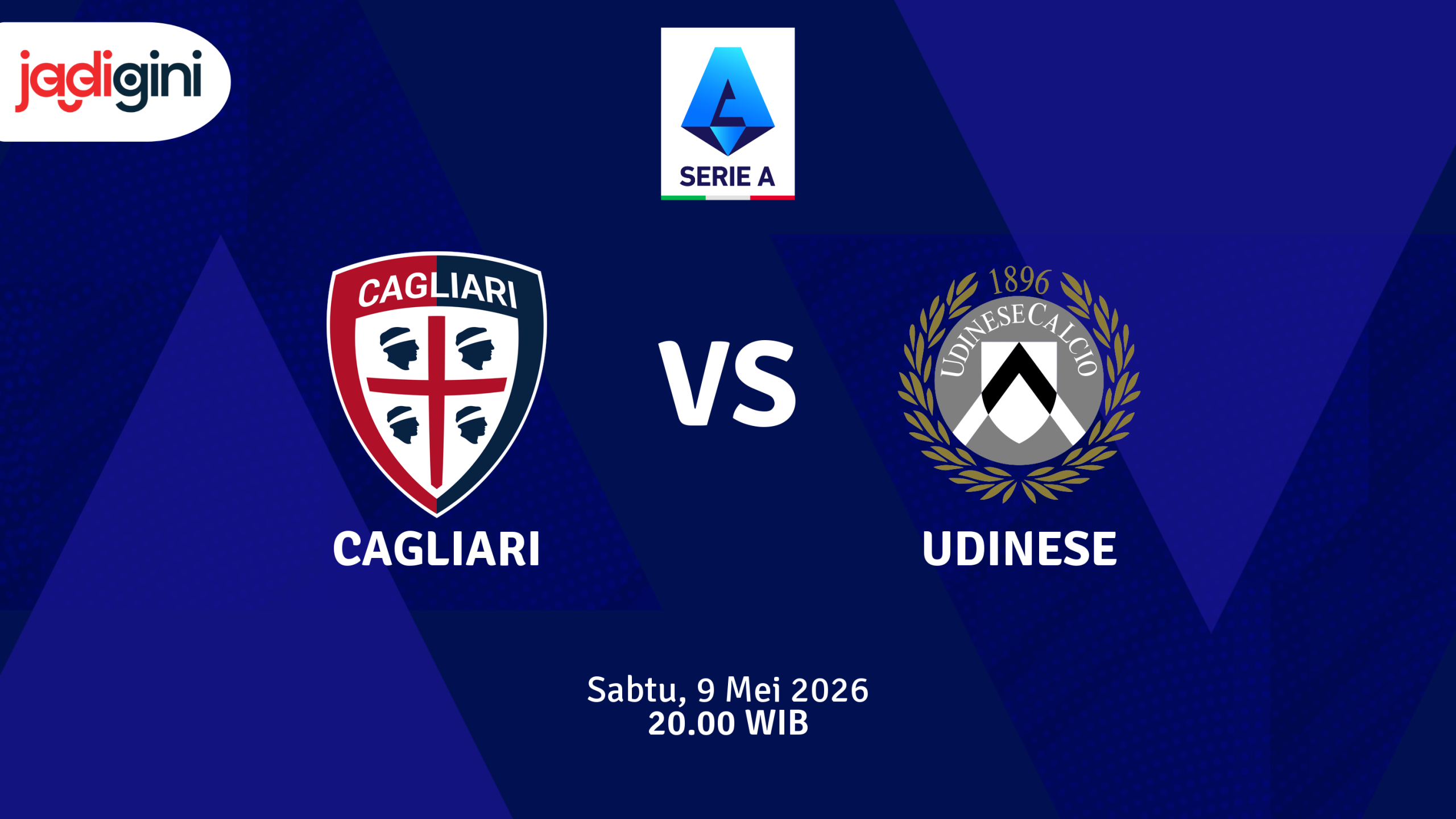 Match Banner: Cagliari vs Udinese