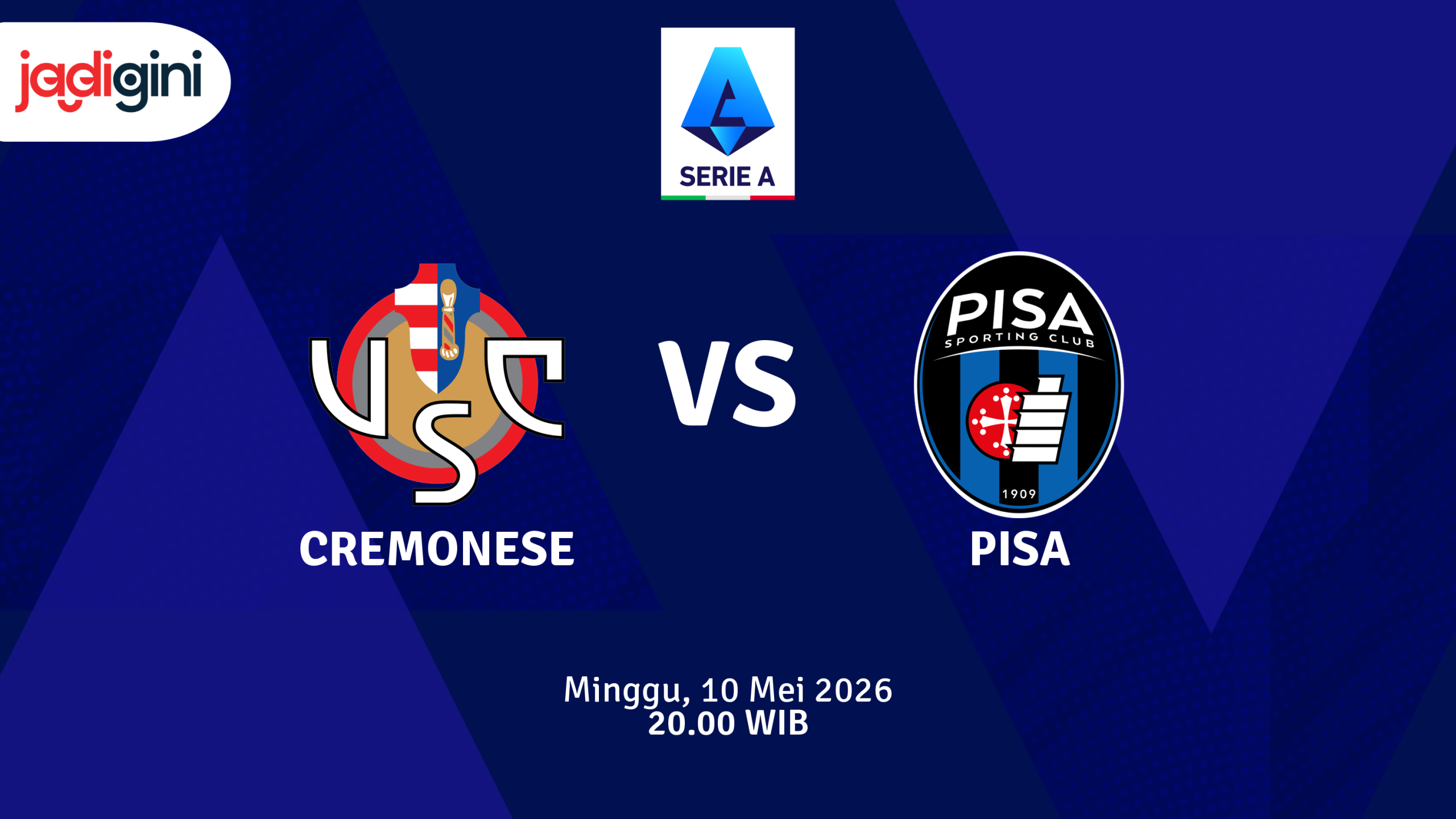 Match Banner: Cremonese vs Pisa