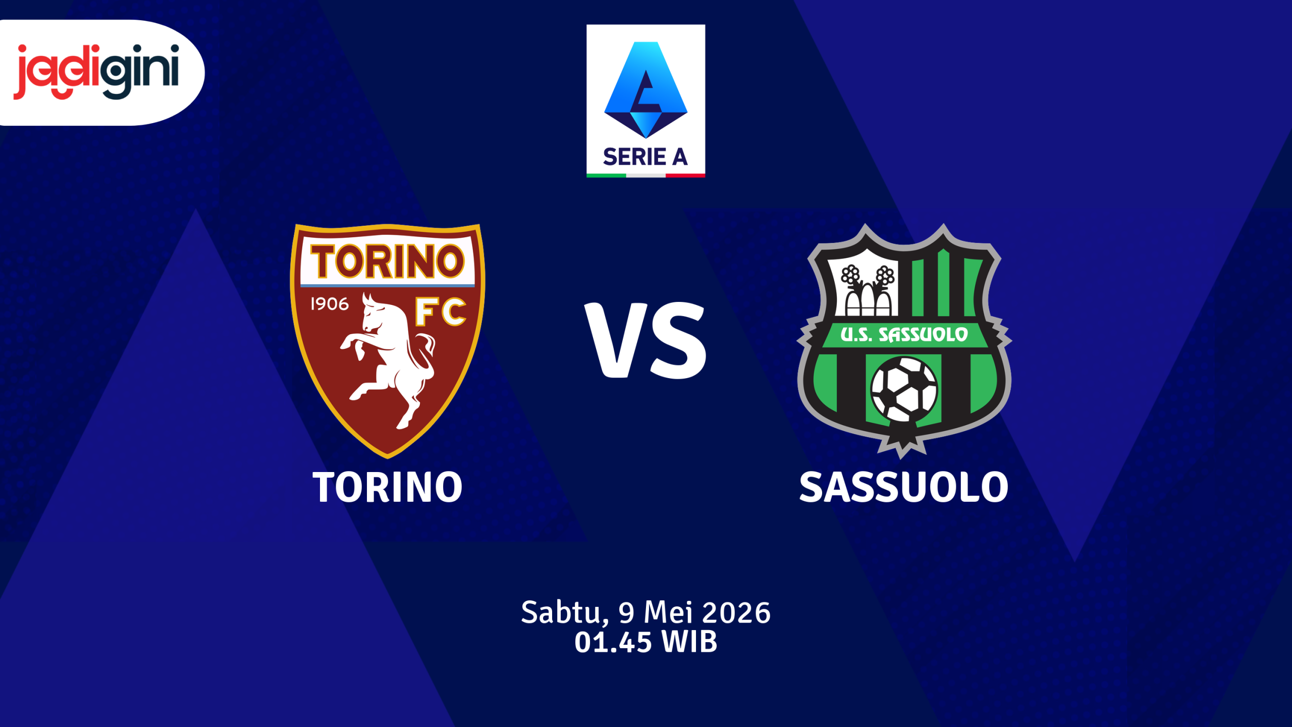 Match Banner: Torino vs Sassuolo