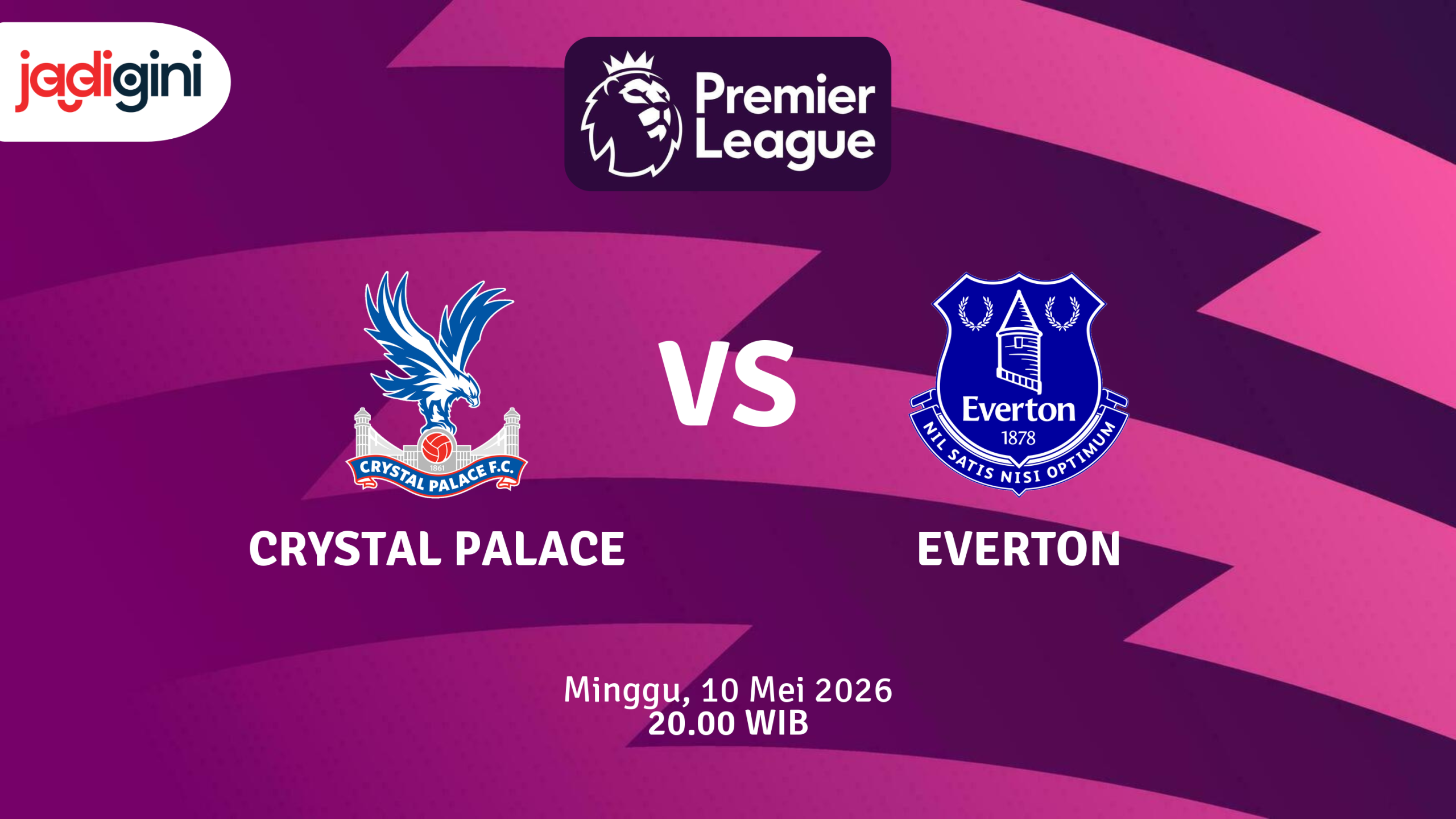 Match Banner: Crystal Palace vs Everton
