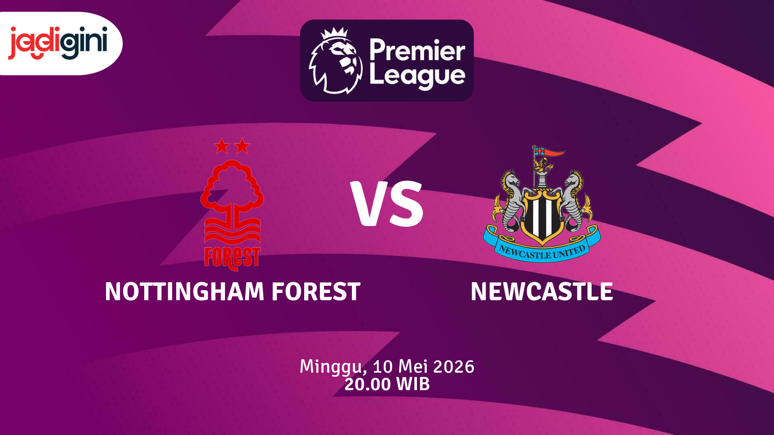 Match Banner: Nottingham Forest vs Newcastle