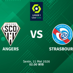 Match Banner: Angers vs Strasbourg
