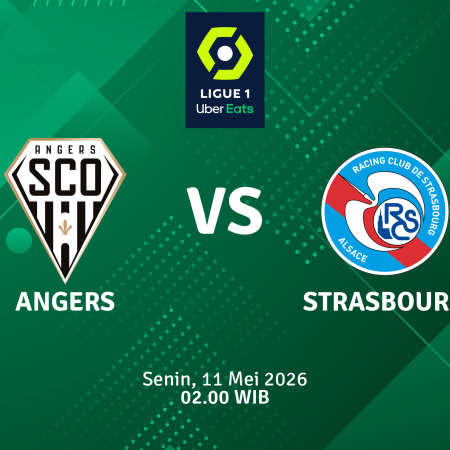 Match Banner: Angers vs Strasbourg
