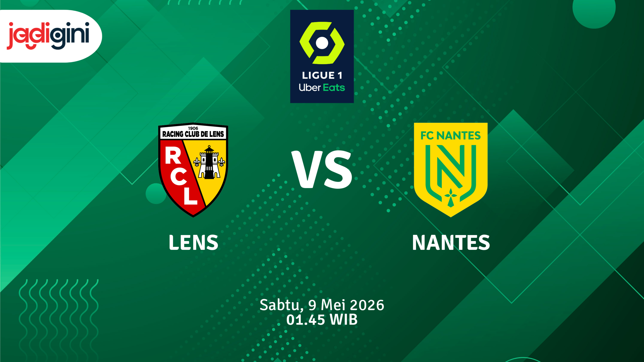 Match Banner: Lens vs Nantes