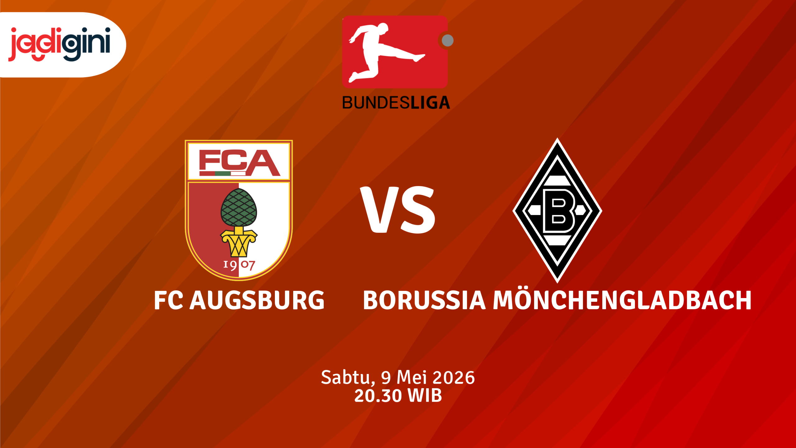 Match Banner: FC Augsburg vs Borussia Mönchengladbach