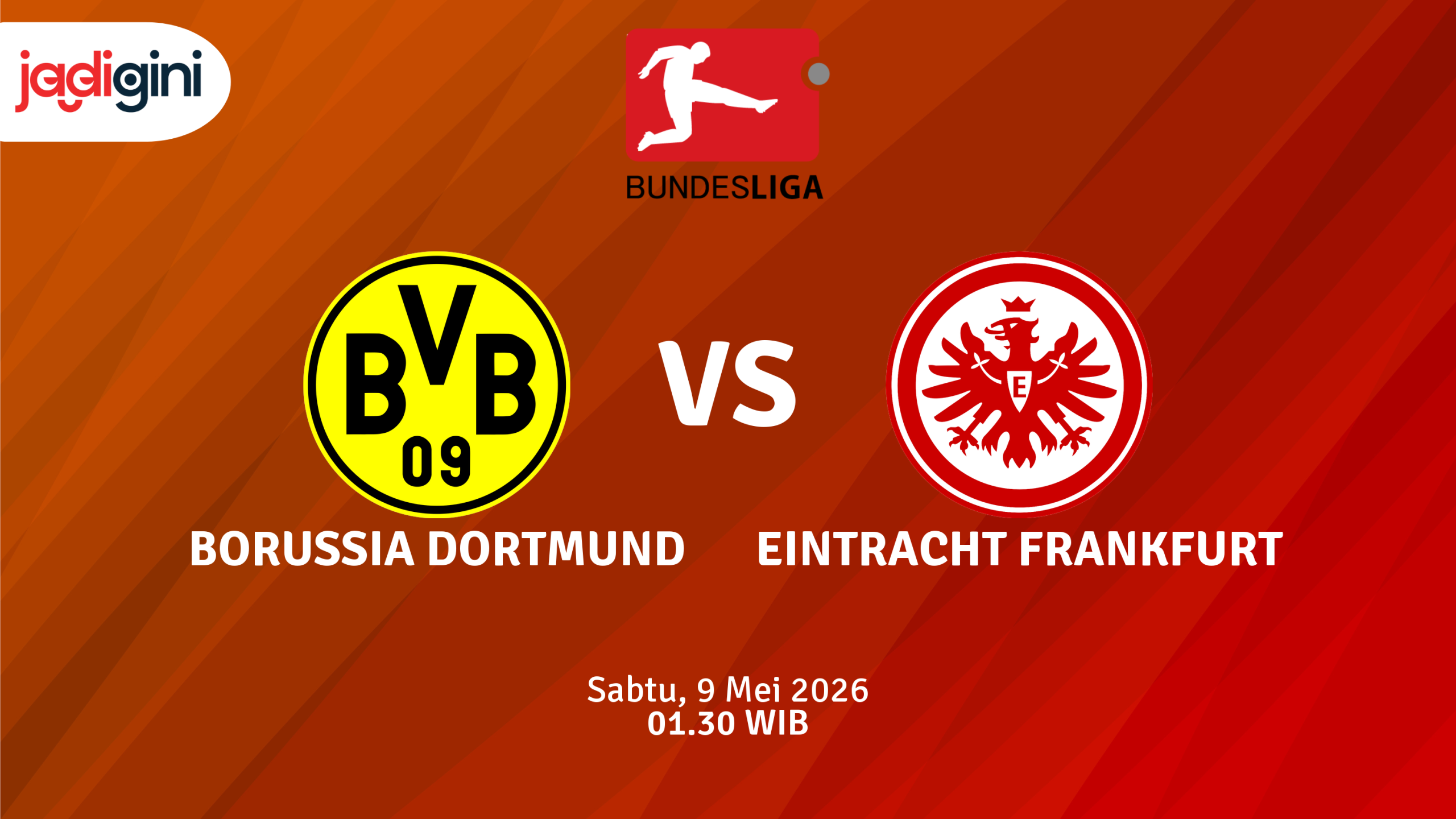 Match Banner: Borussia Dortmund vs Eintracht Frankfurt