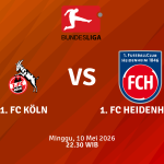 Match Banner: 1. FC Köln vs 1. FC Heidenheim