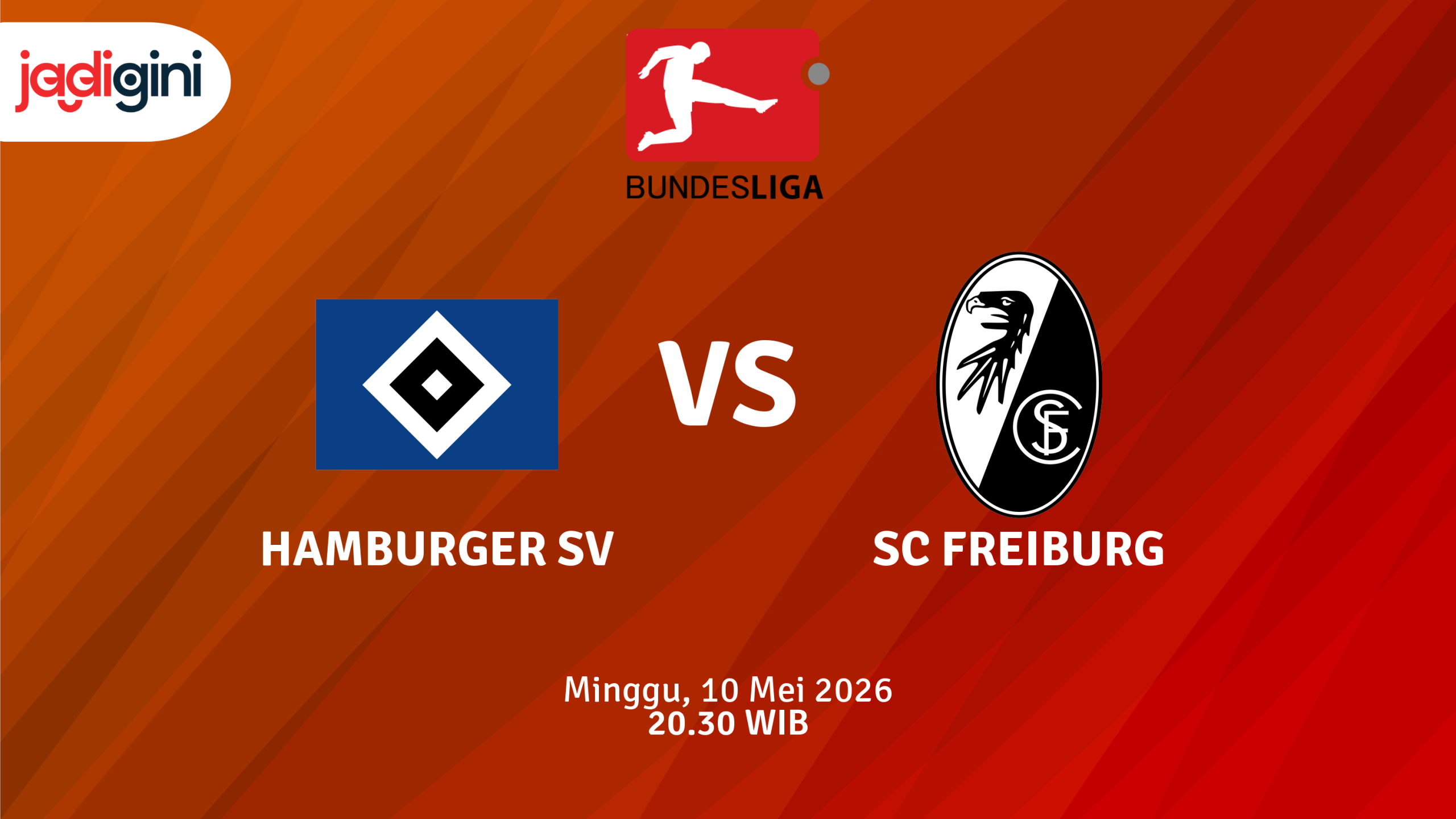 Match Banner: Hamburger SV vs SC Freiburg