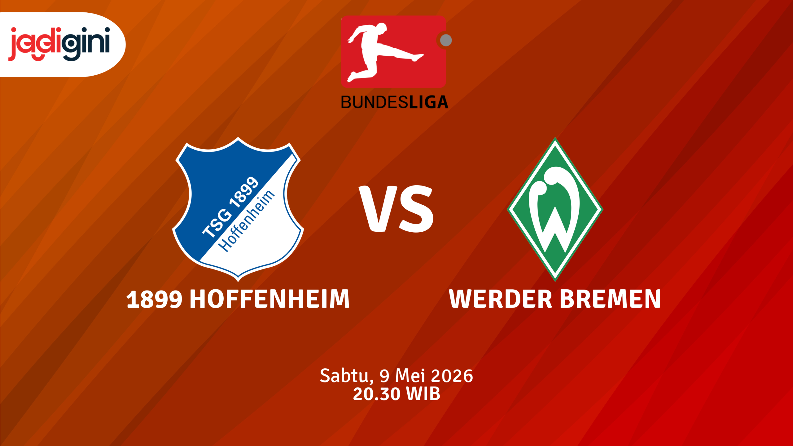 Match Banner: 1899 Hoffenheim vs Werder Bremen