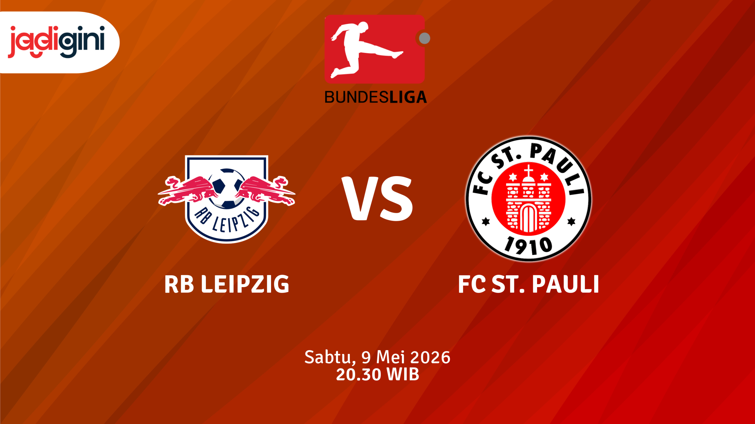 Match Banner: RB Leipzig vs FC St. Pauli