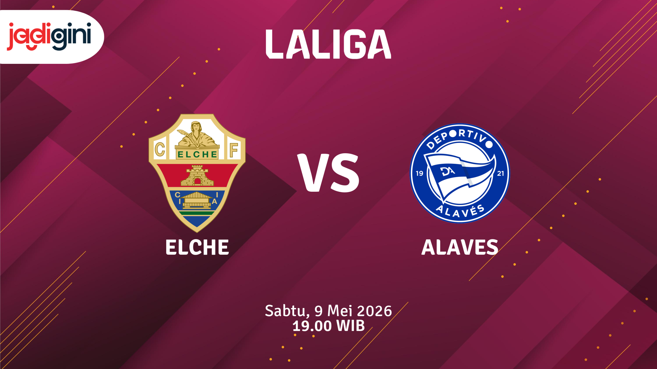 Match Banner: Elche vs Alaves