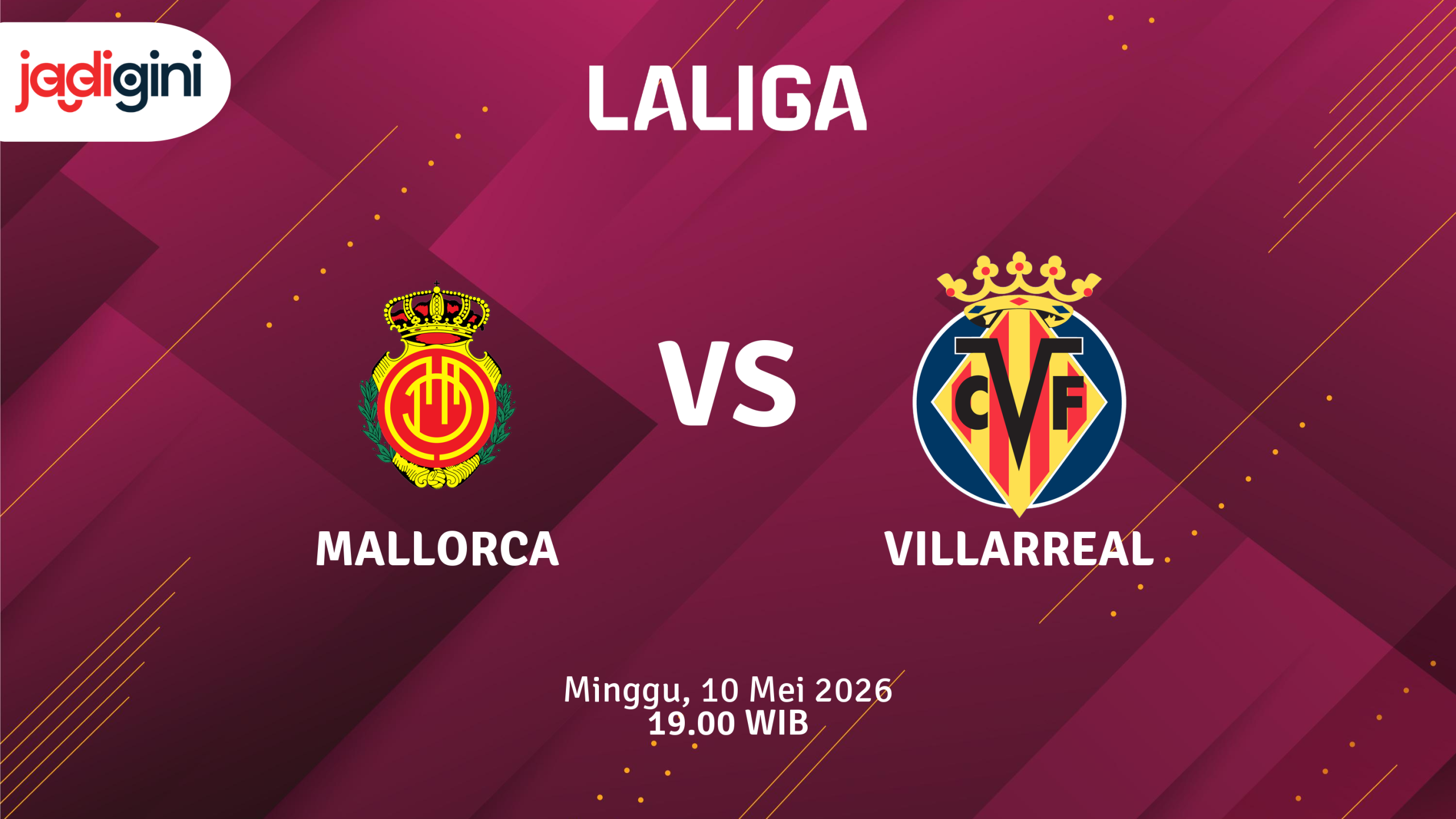 Match Banner: Mallorca vs Villarreal