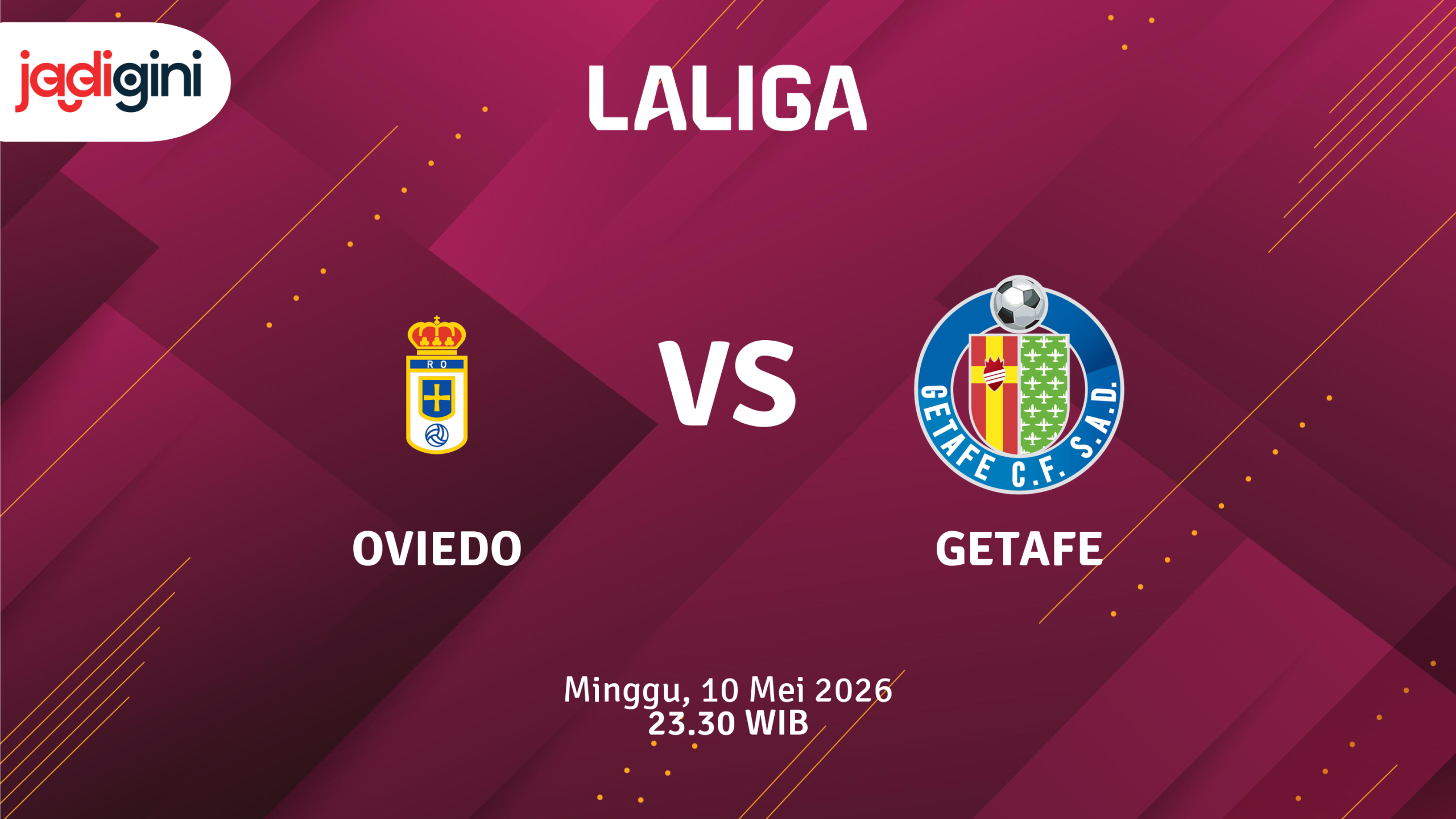 Match Banner: Oviedo vs Getafe